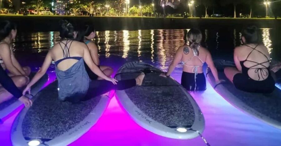 Honolulu: Fireworks Glow and Flow Yoga Class - Floating SUP Yoga in Honolulu: What Makes It Special