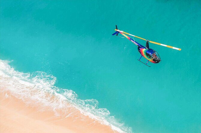 Oahu: 45 Minute Sights Unseen Helicopter Tour - Doors Off or On - Dole Plantation’s Pineapple Sea and the inland sea effect