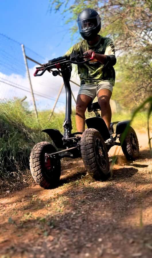 Oahu: Off road Stand-Up ATV and Sunset Snorkel Cruise - Stand-Up ATV at Coral Crater: electric power, jungle trails, and real safety talk