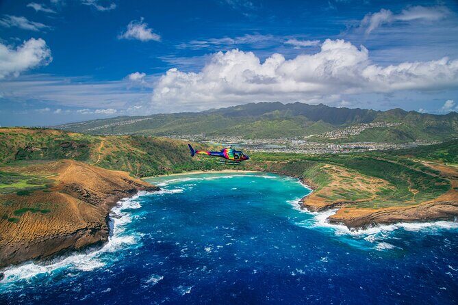 Royal Crown of Oahu - 60 Min Helicopter Tour - Doors Off or On - Diamond Head: seeing Oahu’s crown shape for real